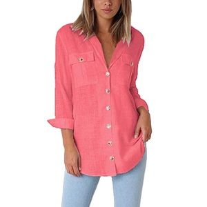 🌸Womens Roll-Up Sleeve Blouse🌸